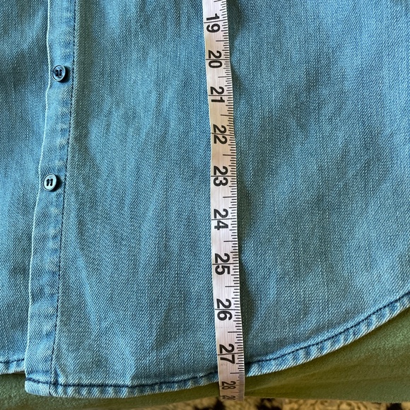Blue Denim Button Down Shirt - Picture 10 of 10